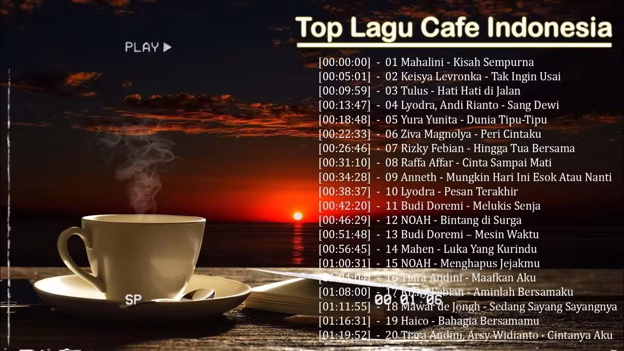Rekomendasi Lagu Cafe Indonesia Terbaik 2025 Ciptakan Suasana Nyaman Produktif
